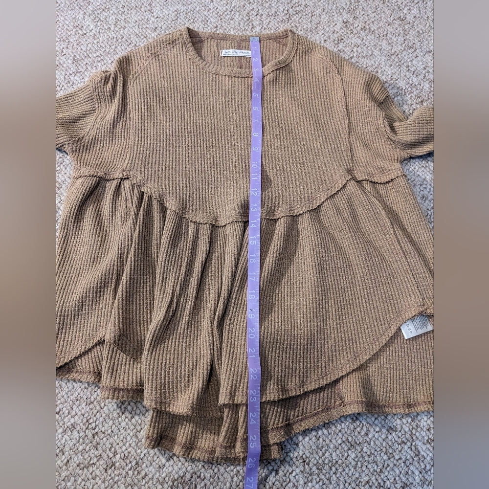 Sold WE the Free Oh My babydoll thermal, Size xs, tan - Picture 4 of 7